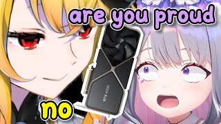 Biboo Tells Kaela About Her New 4090 GPU But Kaela Gives Her The Asian Mom Treatment 【Hololive】