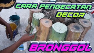 CARA MUDAH MENGECAT MOTIF KAYU DAN BAMBU YANG MENARIK