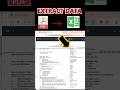 Extract Data From PDF to Excel | Excel AI | AI in Excel #pdftoexcel