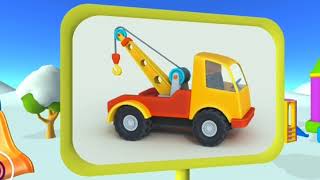 Street Vehicles & Car Cartoons: Leo the Truck & a Tow Truck for Kids #noddycatoon