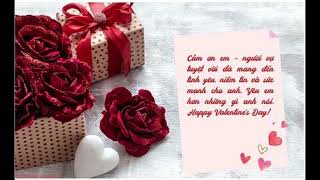 Lời chúc mừng ngày Valentine ngọt ngào và lãng mạn