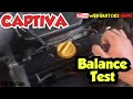 Balance test captiva mesin sinjal