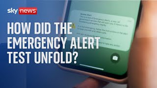 Did the emergency alert test go to plan?