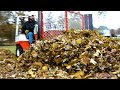 How to Move Wet and Heavy Leaves This Fall - Ventrac Leaf Plow and Turbine Blower