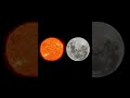 సూర్యుడు చంద్రుడు సమానం కాదా is sun and moon are not same interestingfacts youtubeshorts viral