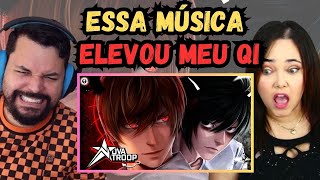 Sacrilégio Inepto | Novatroop | L e Kira (Death Note) ft. ‪@AniRap‬ // REACT