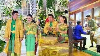 កិច្ចពិធីមង្គល Happy wedding 🌹#Happywedding 🌺#Khmertradition🇰🇭🌹