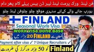 Finland work permit visa 2023|finland seasonal work visa|finland 5 year work visa done Base#workvisa