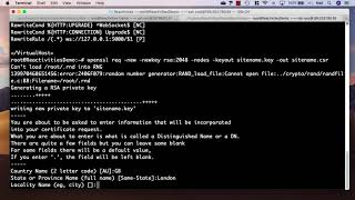15 Configuring Apache to use an HTTPS SSL certificate
