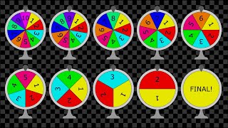 Wheel of Luck...! - 10 Times Eliminations Marble Race in Algodoo | 16 |