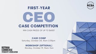 CEO Case Competition Workshop
