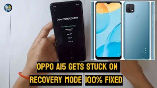 Oppo A15 gets stuck on Recovery Mode