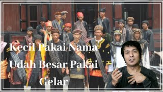 Cuma lelaki Minangkabau, Bukan Sarjana Tapi Punya Gelar (gala)