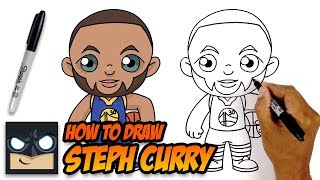 How to Draw Steph Curry | Golden State Warriors