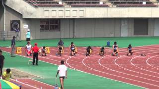 2013全日本実業団対抗陸上男子100m準決勝3組 藤光謙司10.53( -0.6) Kenji Fujimitsu1st