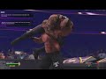 how to do the corner shoulder tackle in wwe2k24 showcase mode lesnar vs taker wrestlemania 30 match