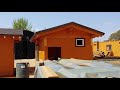 이공희이동식주택 alc로 만든 이동식황토방 이동식황토주택 이동식찜질방 earthblock tiny house cozy innerspace