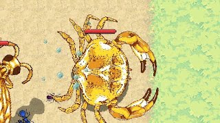 Getting a paussinae beetle and encountering a gold crab in my clan. Pocket ants ep.2