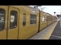 【4k】jr山陽本線　地域色115系電車　ｾｷc 21編成　備後赤坂駅発車