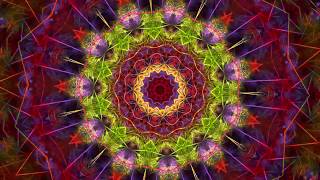 Kaleidoscope Fractal Meditation | Healing Bamboo Flute - Mindfulness Meditation (Trippy Psychedelic)