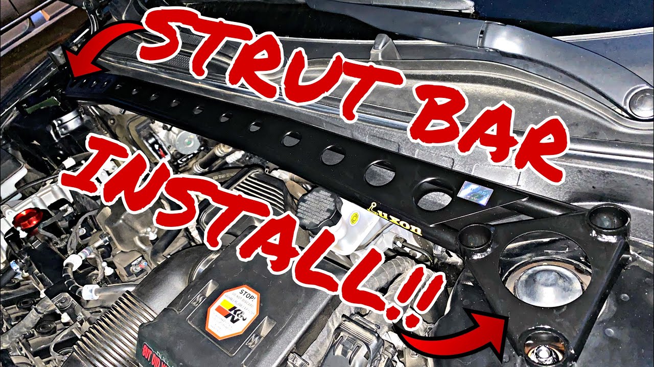 Installing A Strut Bar Quick Super Easy Youtube