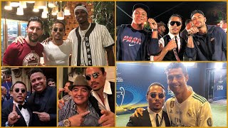 Nusret Gökçe (Salt Bae) with Footballers FT. Messi, Ronaldo, Neymar, Beckham, Mbappe, and more.