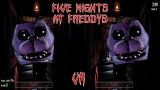 Five Nights At Freddys 1-  3D VR SBS Horror Video 4K - VR BOX 3D