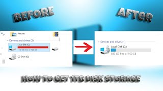 How to get 1TB Disk Storage on Windows 10 for FREE in 2022!!!