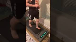 RHYTHM FUN Treadmill Under Desk Treadmill Folding Portable Walking Treadmill