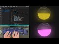 ASMR Programming - Colorful Glowing Liquid Bowl Animation using Html CSS - No Talking