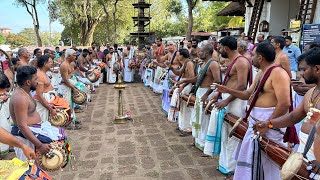 Panchavadyam - Pathikalam Thimila Thalavattam - Parakkad Thankappan Marar and team - Vadakkumnathan