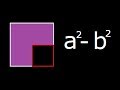 a square minus b square - a^2 - b^2 - Geometrical explanation and Derivation