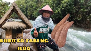 May bagong spot na pagtatayuan ng kubo sa tabi ng ilog at paghukay ng kamoteng kahoy