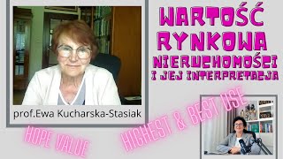 #54 Wartość rynkowa  nieruchomości i jej interpretacja w rozmowie z prof. Ewą Kucharską - Stasiak