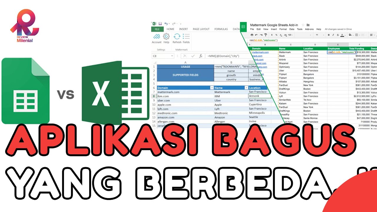 Review Kelebihan Dan Kekurangan Microsoft Excel Vs Google Sheet - YouTube