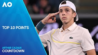 Arthur Cazaux Top 10 Points | Australian Open 2024