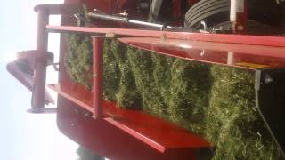 Bagging Haylage at the Kamp's Farm-Belmont