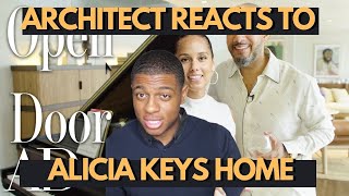 Inside Alicia Keys & Swizz Beatz’s Oceanside Mansion | ARCHITECT REACTION | Architectural Digest