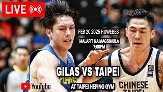 FEB,20 2025  JUST IN‼️GILAS HANDANG HANDA MAMAYA KONTRA CHINESE TAIPE 7:30PM