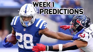 Way to early week 1 NFL predictions
