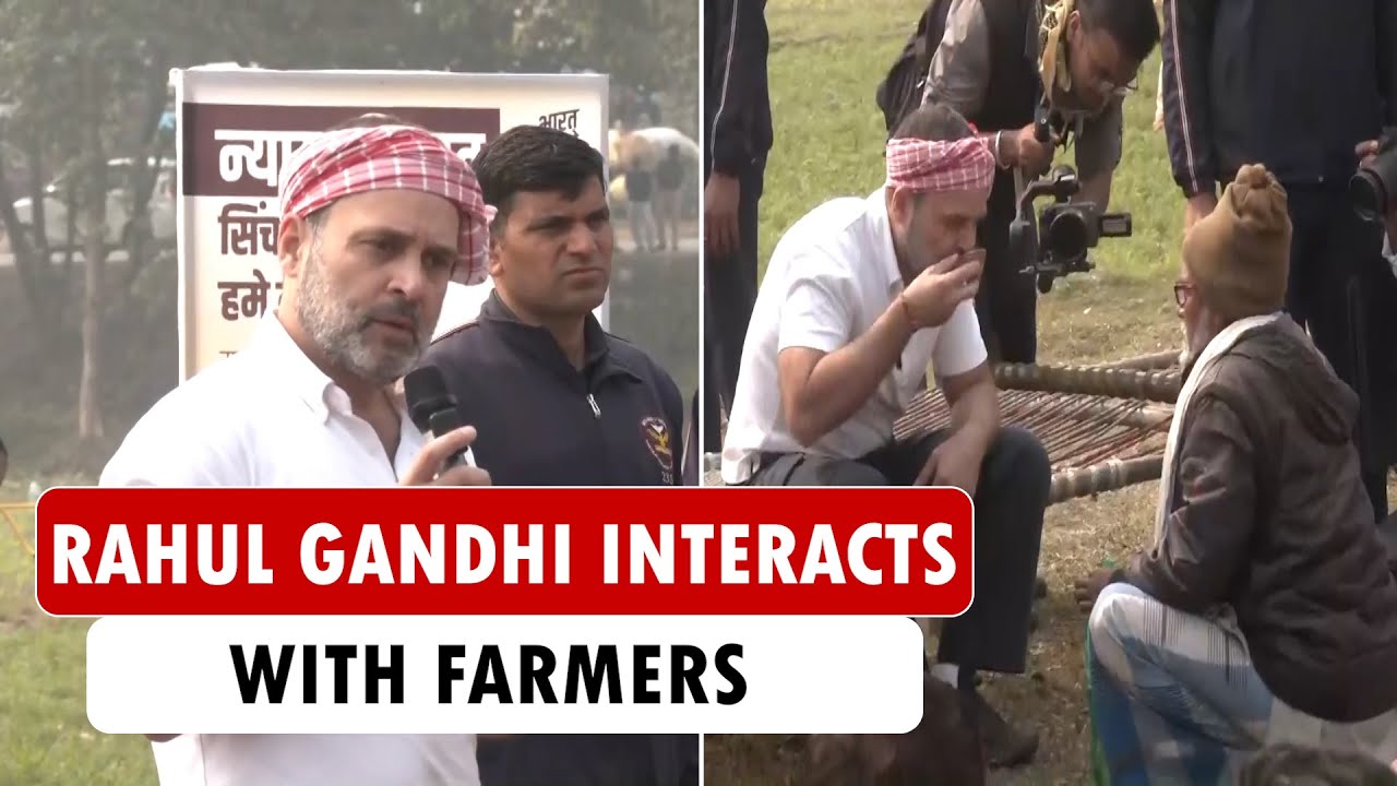 Bharat Jodo Nyay Yatra: Rahul Gandhi Interacts With Farmers In Bihar's ...