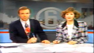 1992-01-14 | Newsroom 6 | Original Partial Broadcast with Commercials | KOIN 6 Portland, OR