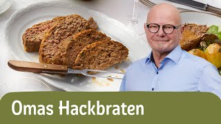 Omas Hackbraten mit Soße – deutsche Hausmannskost 🧓 | REWE Deine Küche