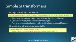 Spring Integration (Part 4) - Transformers