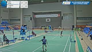 남초단체전 16강_3단| (태장초) 정이현 vs (구미봉곡초) 남상현[2019 한국초등학교 배드민턴연맹 회장기 전국학생선수권대회]