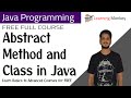 Abstract Method and Class in Java || Lesson 61 || Java Programming || Learning Monkey ||