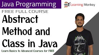 Abstract Method and Class in Java || Lesson 61 || Java Programming || Learning Monkey ||