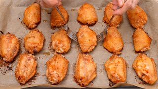 Crispy and Juicy : Easy to make Oven-Baked Chicken Wings as You've Never Tried