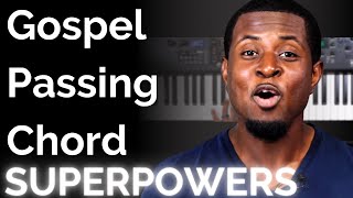 Gospel Passing Chords Piano Tutorial |  Superpowers 🔥🔥