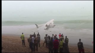 Un avion s'écrase au large d'Abidjan, des Français parmi les blessés